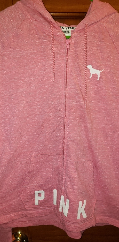 Pink zip up